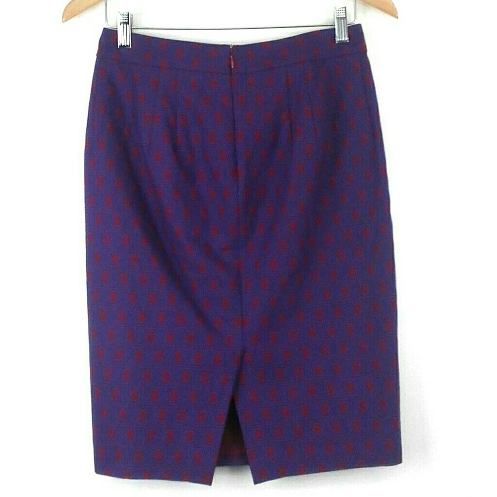 Fossil Skirt Geometric Print Size 4 - Picture 3 of 8